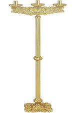 Candelabra - QF61FCL93-Church Life-Empire Bronze-3 Lite-Michigan Church Supply