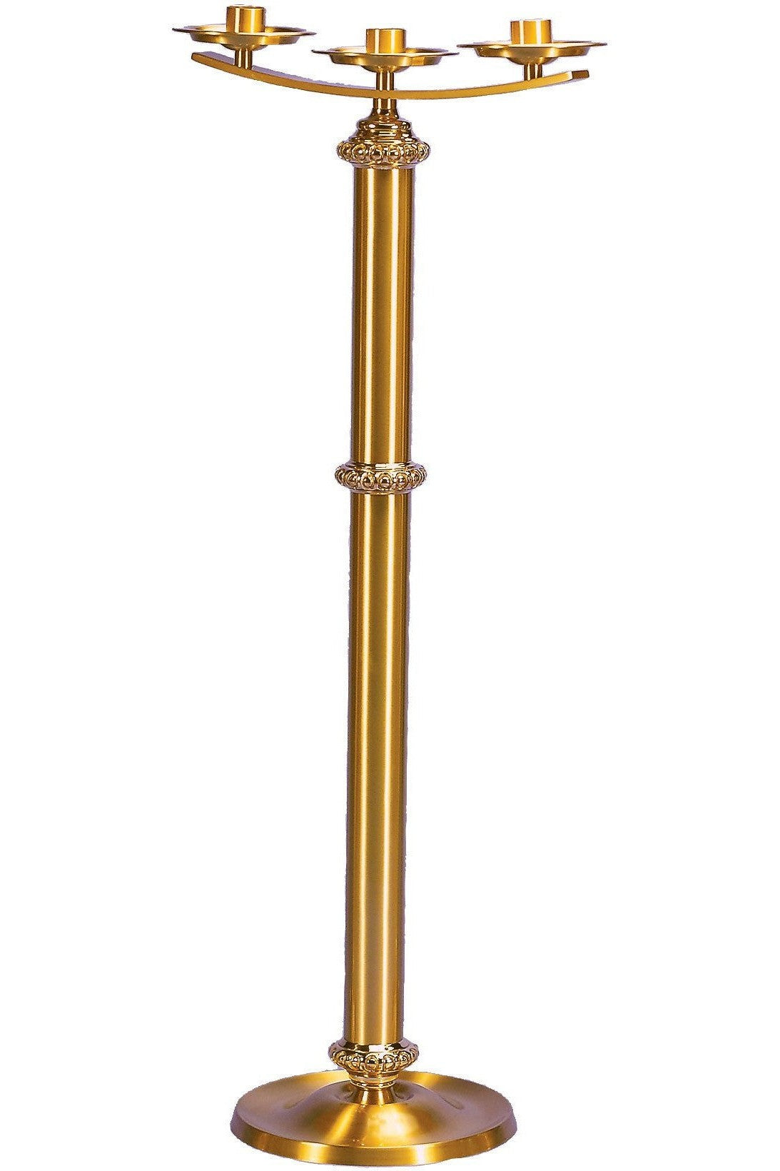 Candelabra - QF70FCL20-Church Life-Empire Bronze-3 Lite Combination-Michigan Church Supply