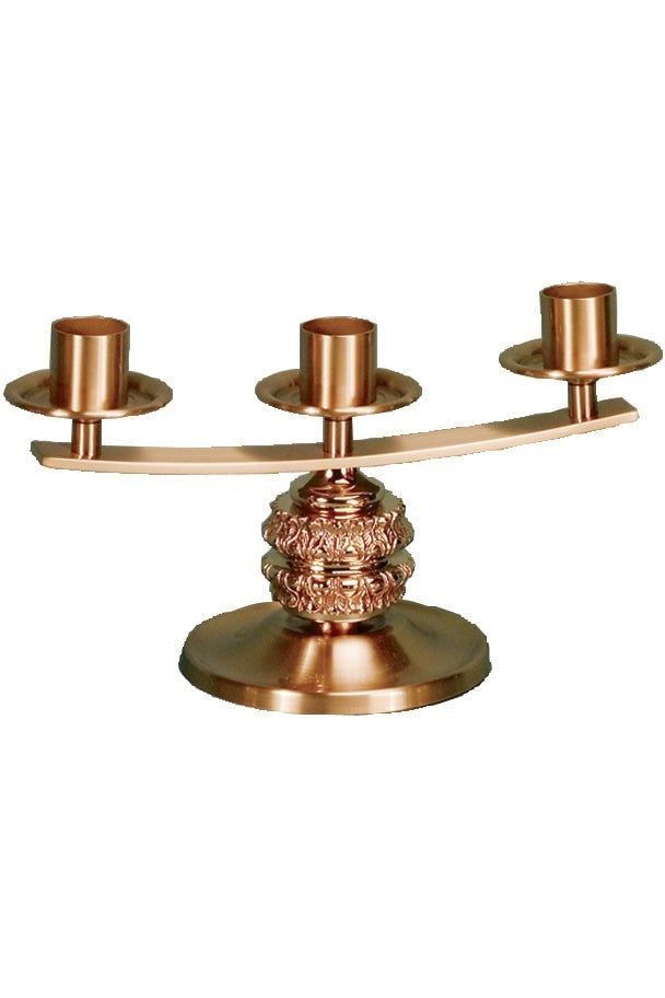 Candelabra - QF71ACL30-Church Life-Empire Bronze-3 Lite-Combination-Michigan Church Supply