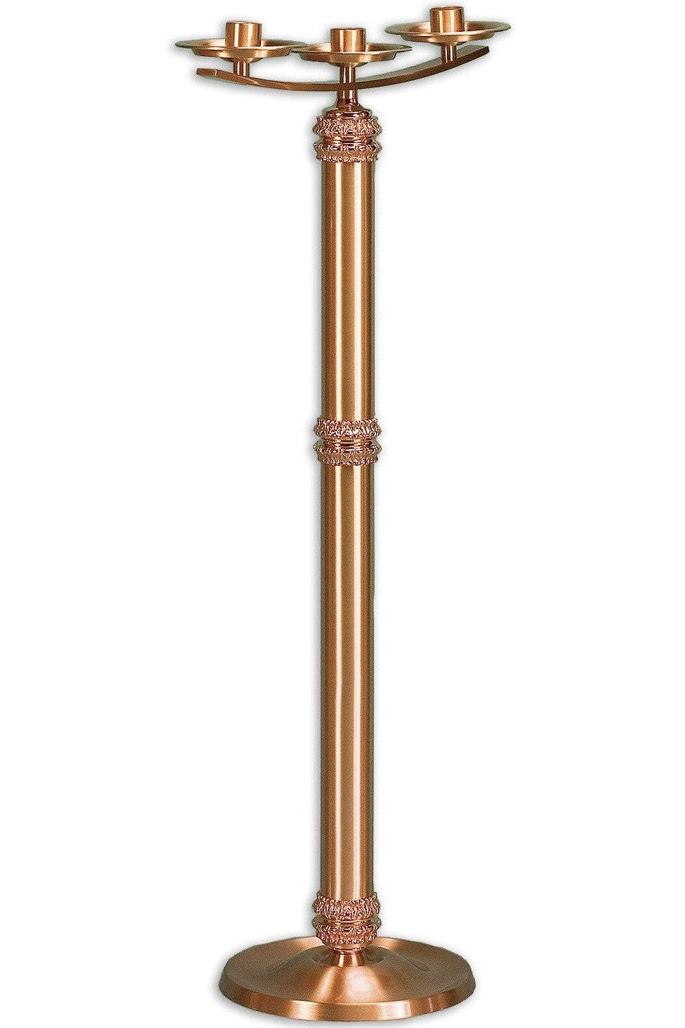 Candelabra - QF71FCL30-Church Life-Empire Bronze-3 Lite-Combination-Michigan Church Supply