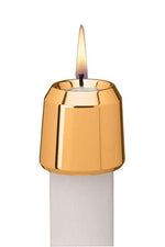 Candle Follower Excelsis Burner - JL2000-Church Life-Progressive Bronze-7/8"-Bronze-High Polish-Michigan Church Supply