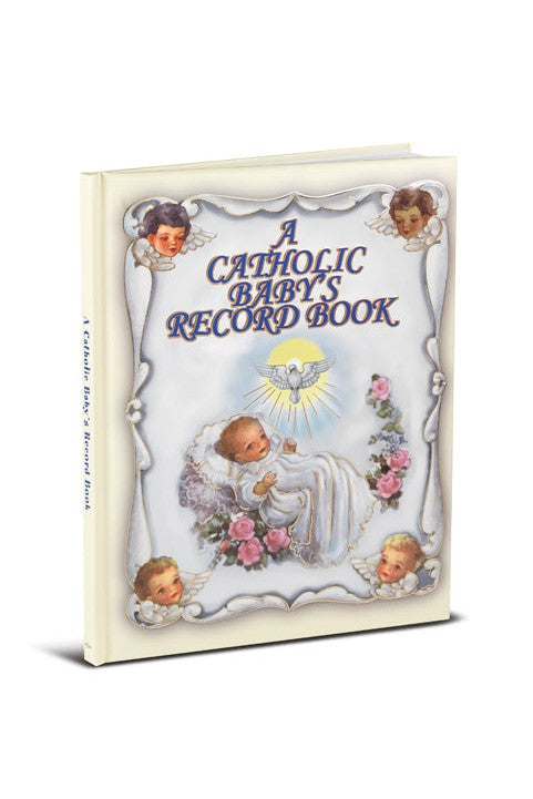 Catholic Baby Record Book - TA2458-Inspirational Gifts-Hirten-Michigan Church Supply