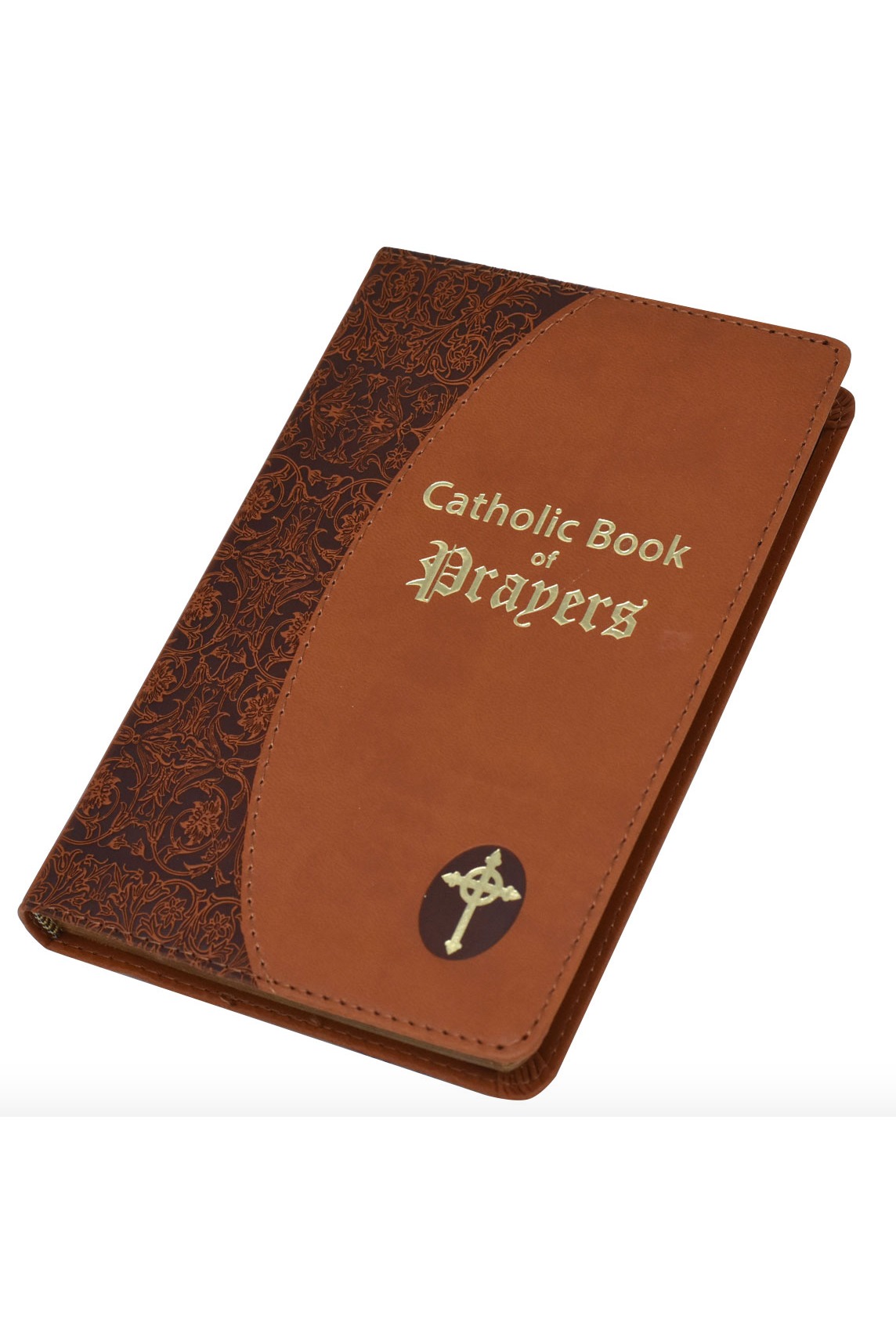 Catholic Book of Prayers Imitation Leather Brown - GF91019BN-Inspirational Gifts-Catholic Book Publishing Corp-Michigan Church Supply