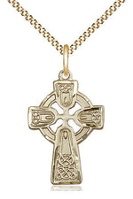 Celtic Cross Medal - FN5689-Jewelry-Bliss Mfg-Gold Filled-Michigan Church Supply