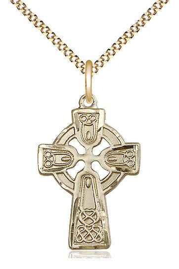 Celtic Cross Medal - FN5689-Jewelry-Bliss Mfg-Gold Filled-Michigan Church Supply