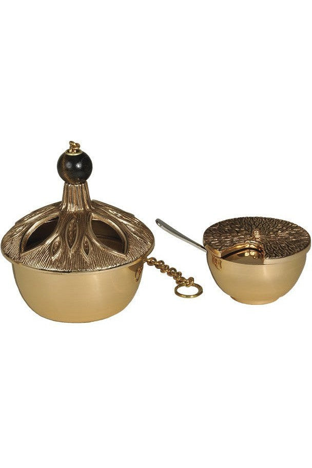 Censer & Boat - QF85CEN55-Church Life-Empire Bronze-Satin-Michigan Church Supply