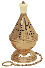 Censer and Boat - MIK601-Church Life-Koley-24k Gold Plated-Michigan Church Supply