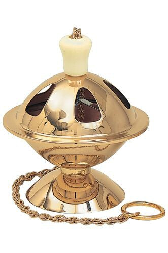 Censer and Boat - MIK801-Church Life-Koley-24k Gold Plated-Michigan Church Supply