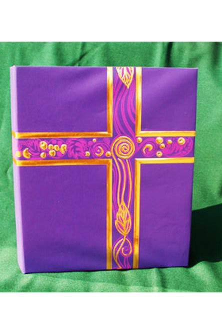 Ceremonial Binder - Royal Purple with Gold Foil - AN006629-Church Life-WLP-Michigan Church Supply