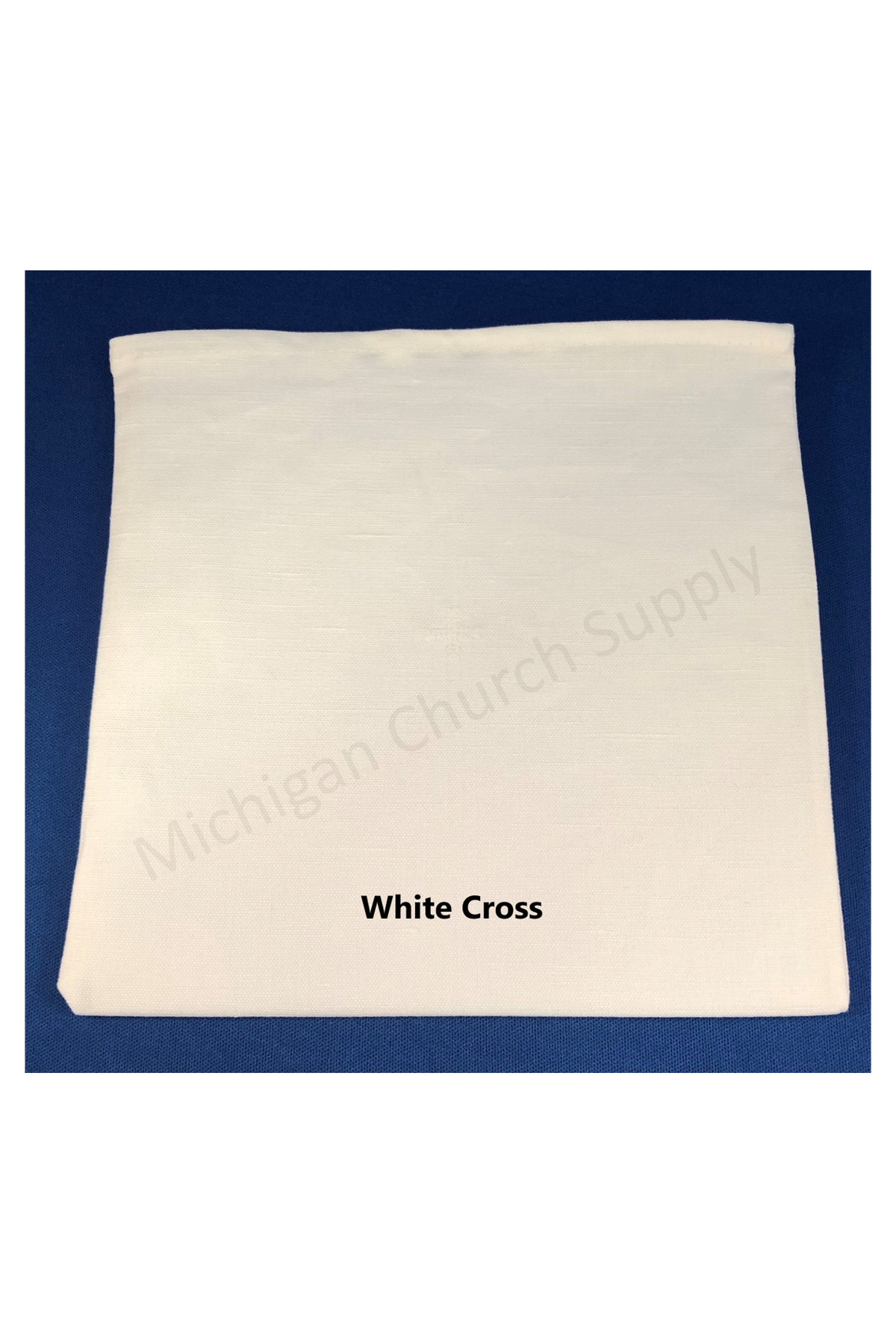 Chalice Pall w/ Insert UT77L or UT77K - choose red/white cross or plain-Church Life-Abbey Brand-L-55%Linen/45% Cotton-White Cross-Michigan Church Supply