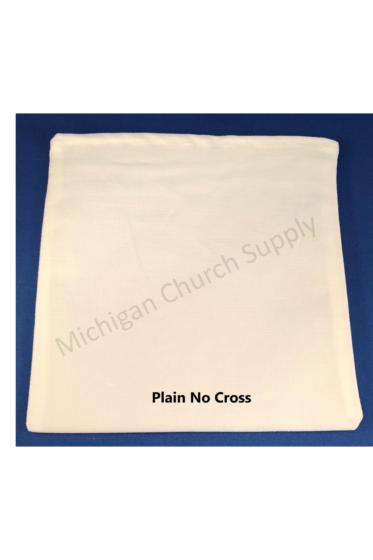 Chalice Pall w/ Insert UT77L or UT77K - choose red/white cross or plain-Church Life-Abbey Brand-L-55%Linen/45% Cotton-Plain No Cross-Michigan Church Supply