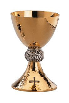 Chalice and Bowl Paten-EW2590-Church Life-Molina/Artistic Silver-Brass Two Tone-Michigan Church Supply