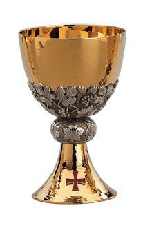 Chalice and Bowl Paten-EW2922-Church Life-Molina/Artistic Silver-Brass Two Tone-Michigan Church Supply