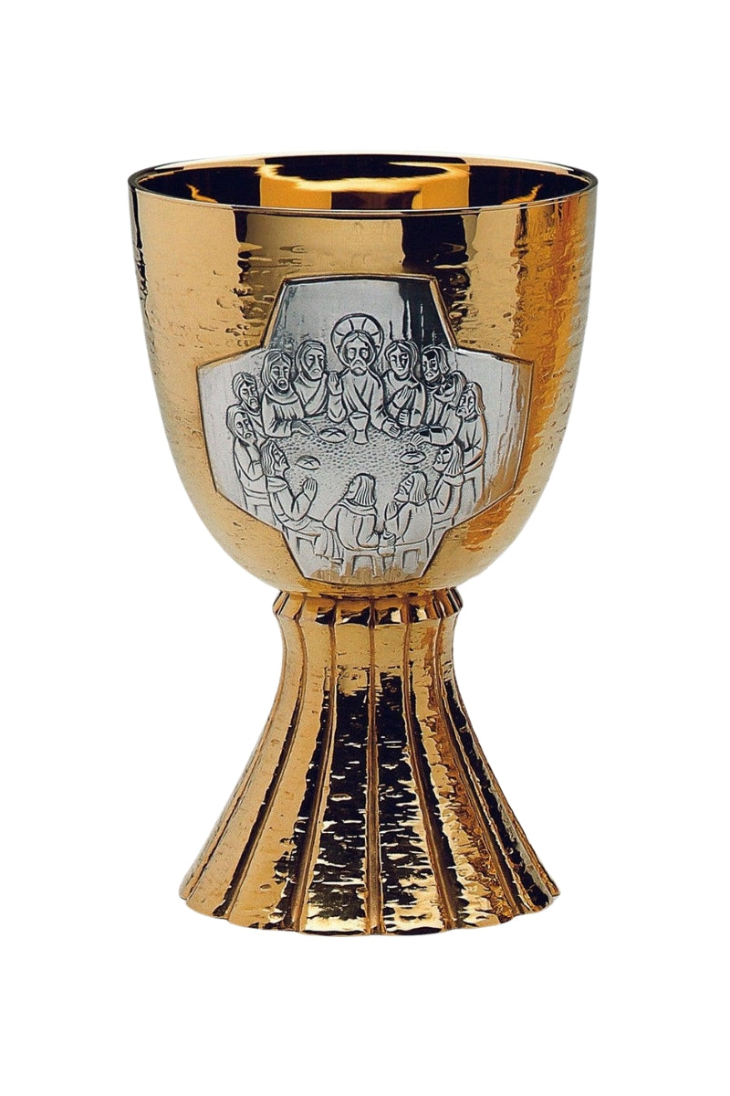 Chalice and Bowl Paten-EW2955-Church Life-Molina/Artistic Silver-Brass Two Tone-Michigan Church Supply