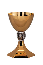 Chalice and Dish Paten-EW1848-Church Life-Molina/Artistic Silver-Brass Gold Plated-Michigan Church Supply