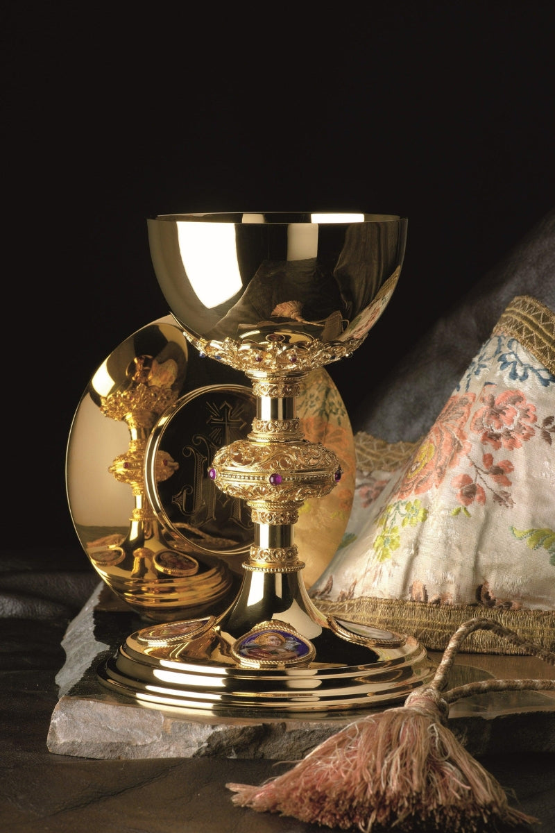 Chalice and Paten-EW2430-Church Life-Molina/Artistic Silver-Inner Cup Sterling Silver-Michigan Church Supply