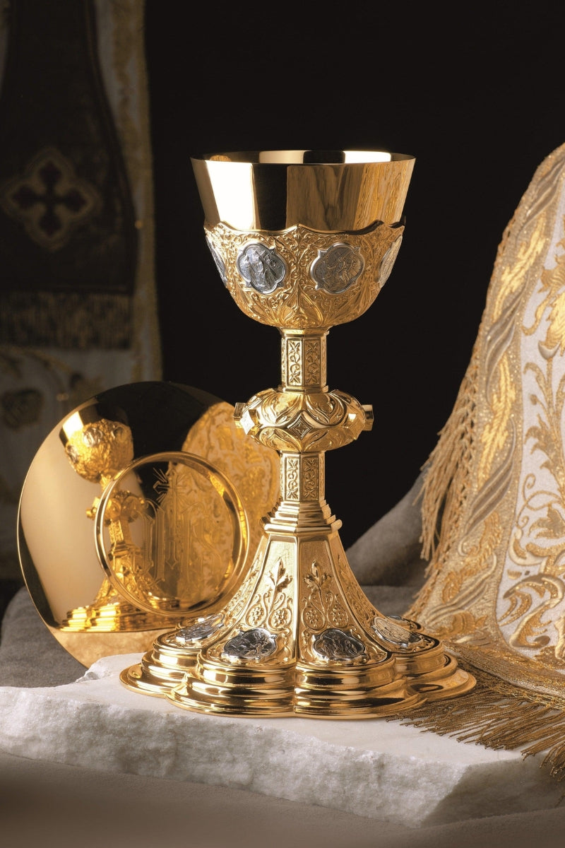 Chalice and Paten-EW2465-Church Life-Molina/Artistic Silver-Inner Cup Sterling Silver-Michigan Church Supply