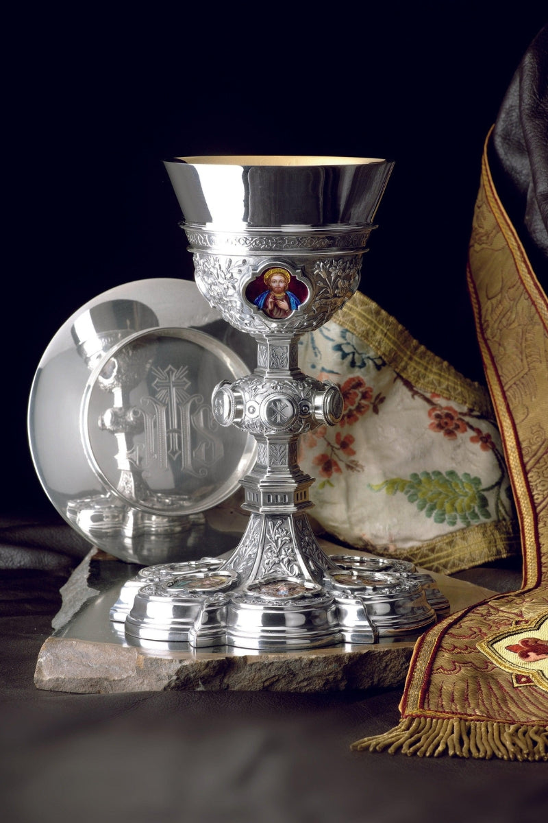 Chalice and Paten-EW2970-Church Life-Molina/Artistic Silver-Inner Cup Sterling Silver-Michigan Church Supply