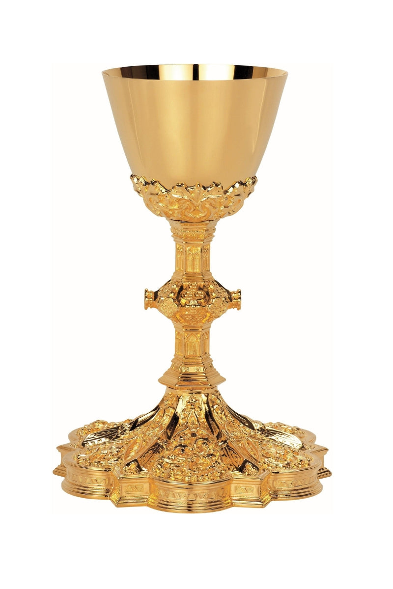 Chalice and Paten with Ring-EW2470-Church Life-Molina/Artistic Silver-Inner Cup Sterling Silver-Michigan Church Supply