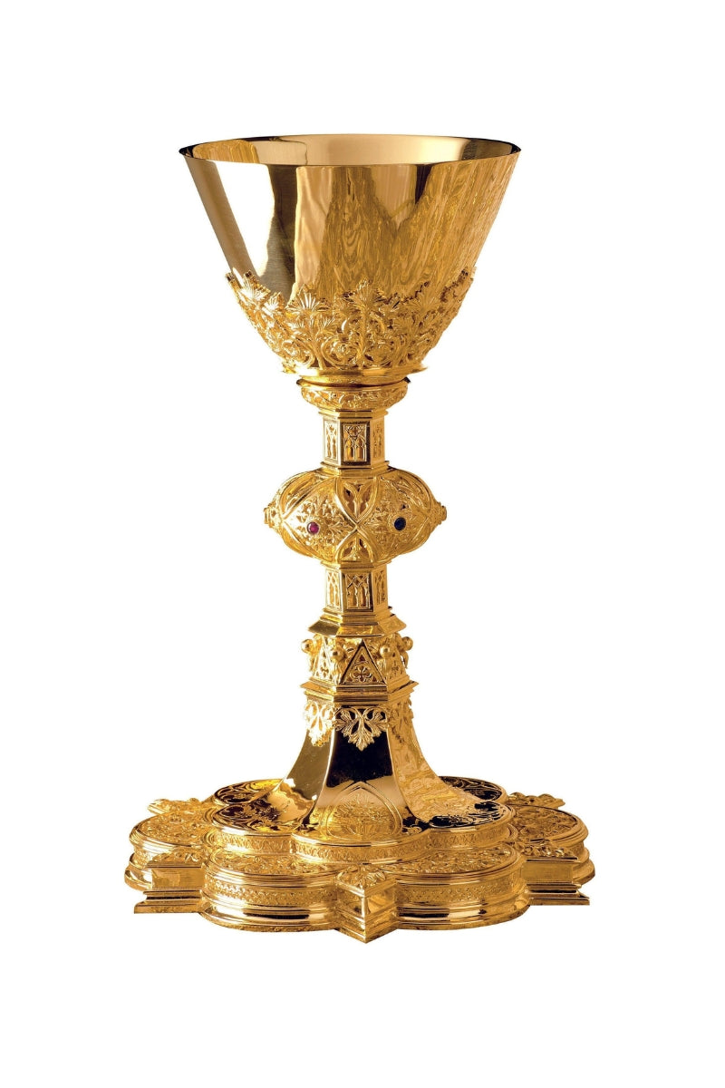 Chalice and Paten with Ring-EW2980-Church Life-Molina/Artistic Silver-Inner Cup Sterling Silver-Michigan Church Supply