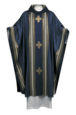 Chasuble Baltimore Series-Church Life-Arte/Grosse-Dark Blue-Michigan Church Supply