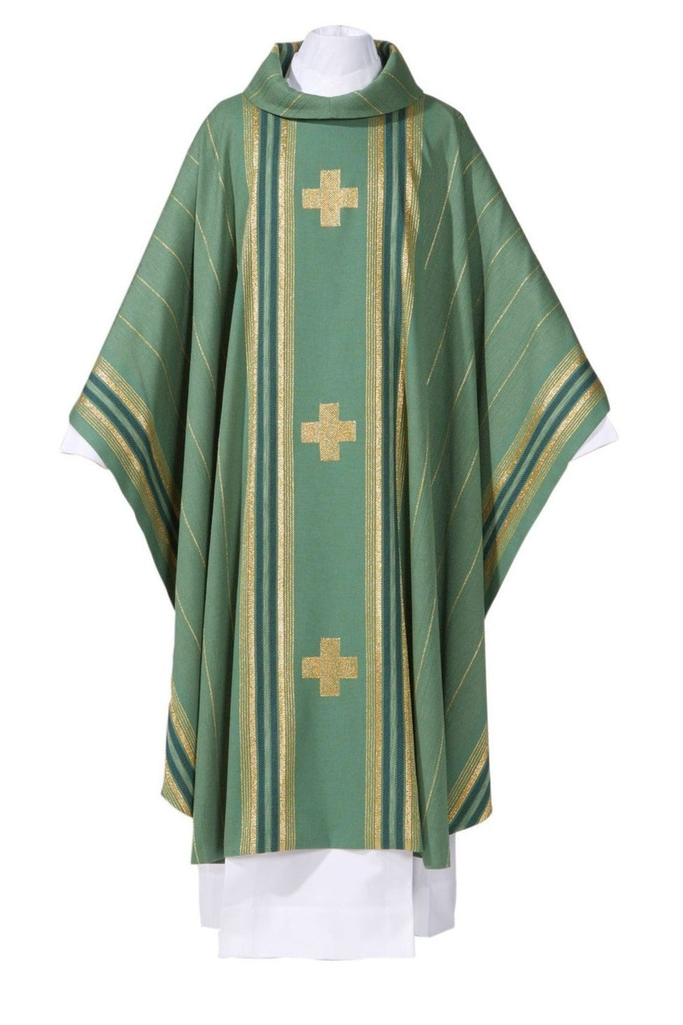 Chasuble Baltimore Series-Church Life-Arte/Grosse-Kelly Green-Michigan Church Supply