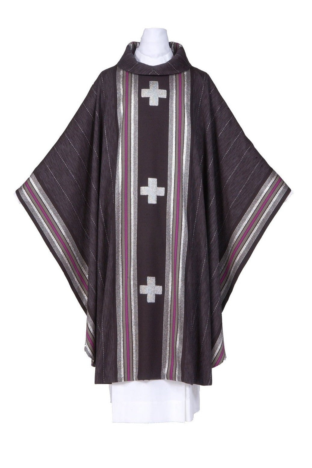 Chasuble Baltimore Series-Church Life-Arte/Grosse-Black-Michigan Church Supply