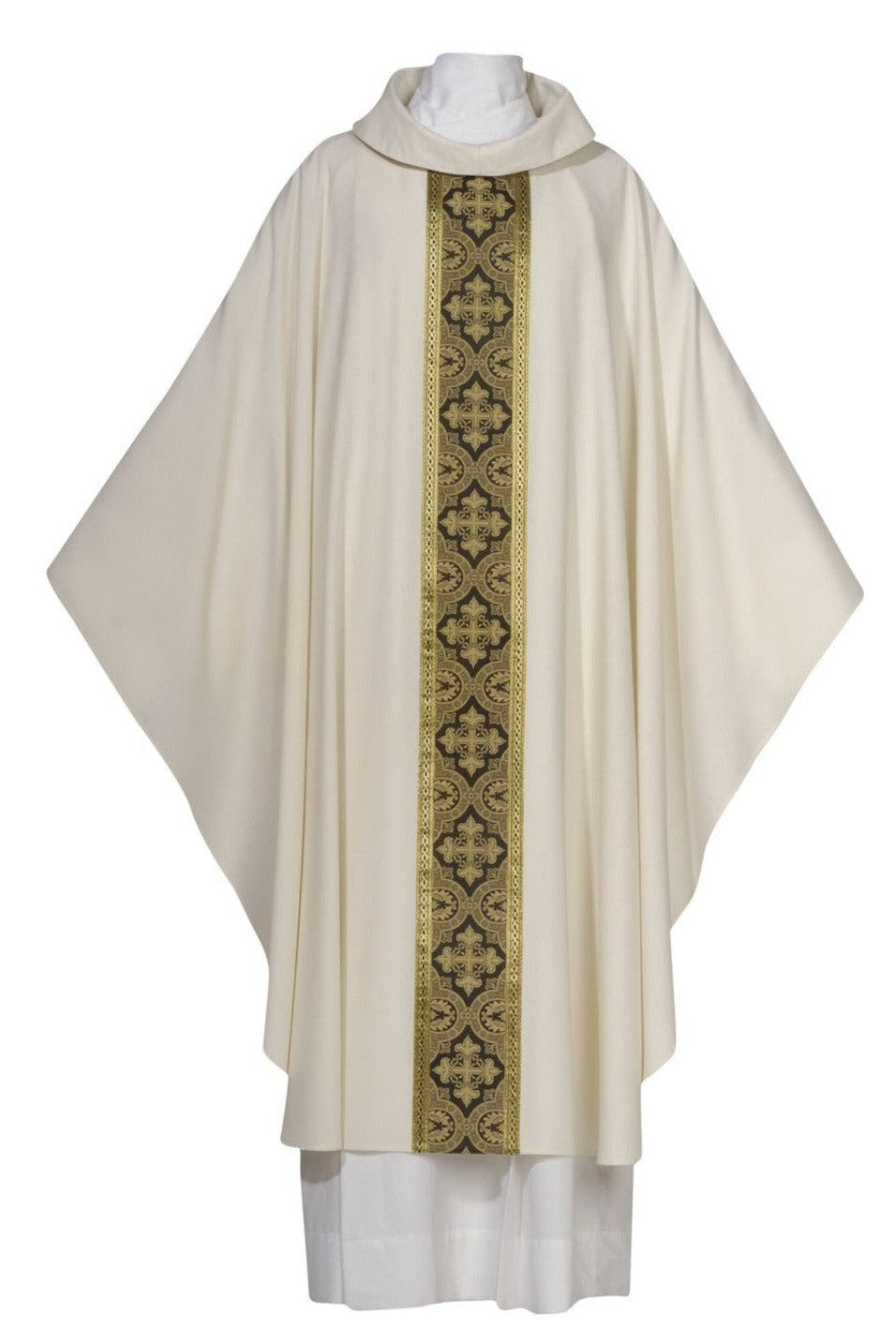 Chasuble - JG102-0215WBLK-Church Life-Arte/Grosse-Michigan Church Supply