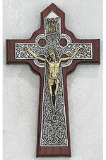 Cherry Celtic Crucifix: 6" - UZ7942561-Inspirational Gifts-McVan-Michigan Church Supply