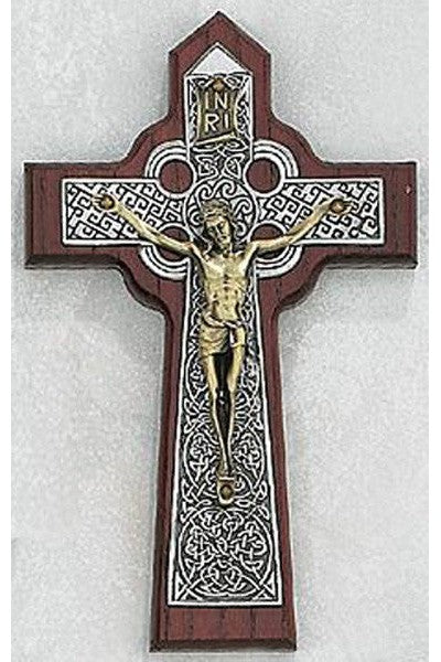 Cherry Celtic Crucifix: 6" - UZ7942561-Inspirational Gifts-McVan-Michigan Church Supply