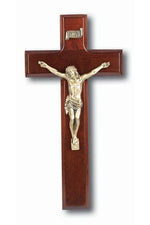 Cherry Crucifix 9" - TA47M-9R1-Inspirational Gifts-Hirten-Michigan Church Supply