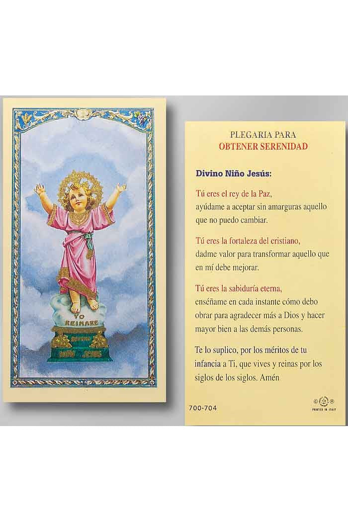 Child Jesus Plegaria Para Obtener Serenidad- TA700704-Inspirational Gifts-Hirten-Michigan Church Supply