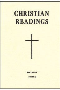 Christian Readings (Vol. IV/Year I) - GF60404-Church Life-Catholic Book Publishing Corp-Michigan Church Supply