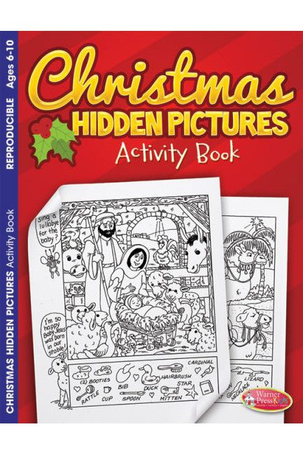 Christmas Hidden Pictures Coloring Activity Book - AJE4754-Inspirational Gifts-Warner Press-Michigan Church Supply