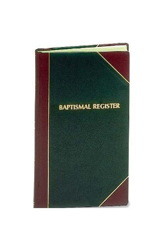 Church Register Books - Standard Edition-Three Editions Available-Church Life-FJ Remey-Baptism-Michigan Church Supply