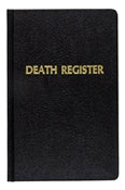 Church Registers - Death Register-Two Sizes Available-Church Life-FJ Remey-Small-Michigan Church Supply