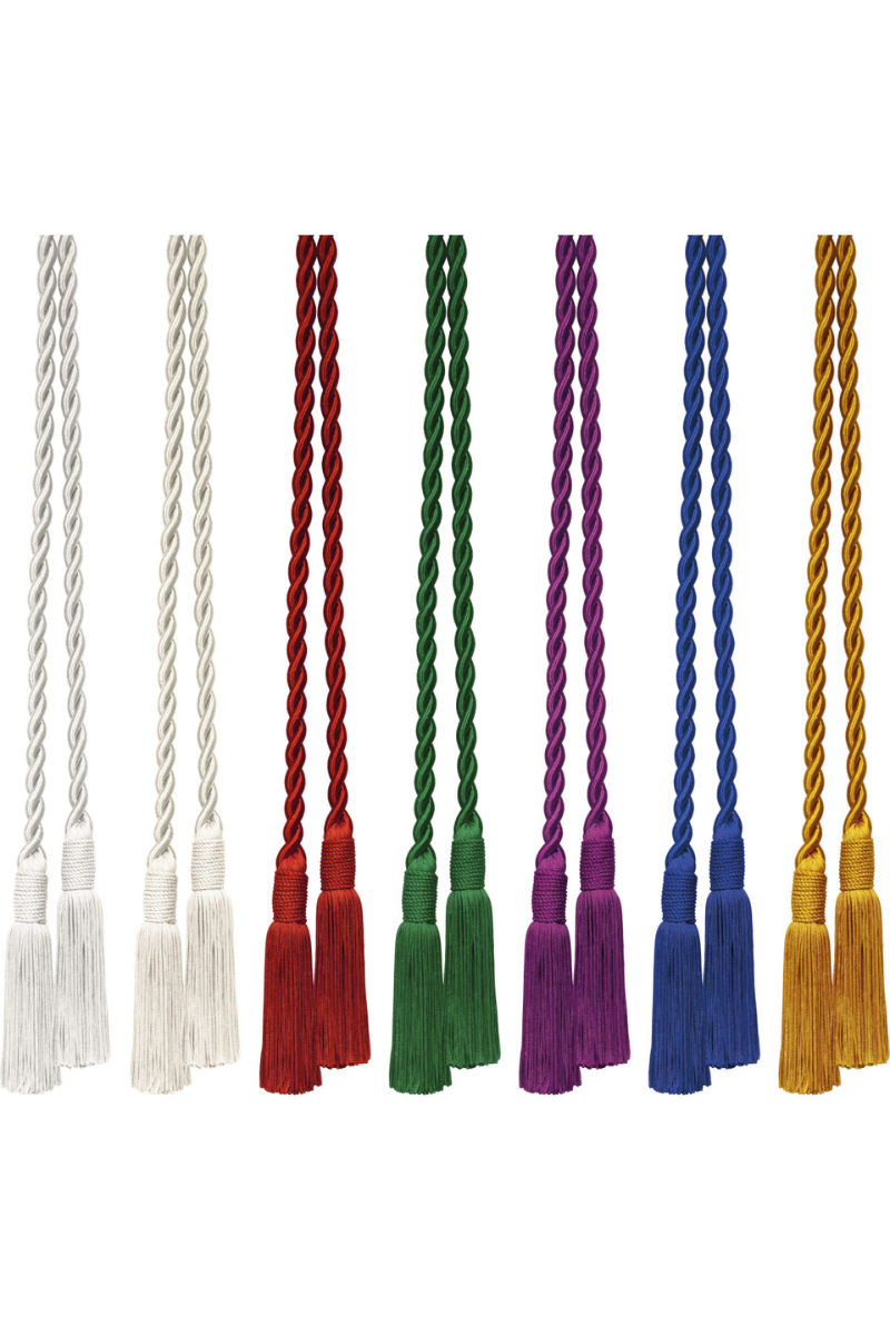 Cinctures with Tassel - 147" Length - WN703-0-Church Life-Art Studio Slabbinck-Red-Michigan Church Supply