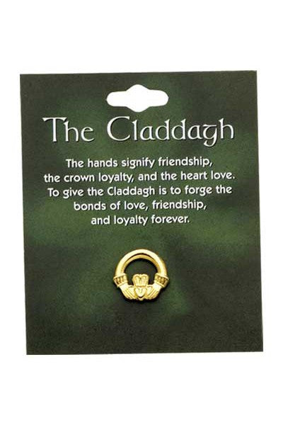 Claddagh Lapel Pin- GET969-Inspirational Gifts-Cathedral Art Medal and CA Gifts-Michigan Church Supply