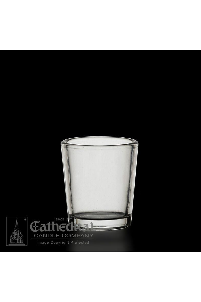 Clear 15 Hour Votive Glasses - YS202-CL-Church Life-Cathedral Candle-Michigan Church Supply