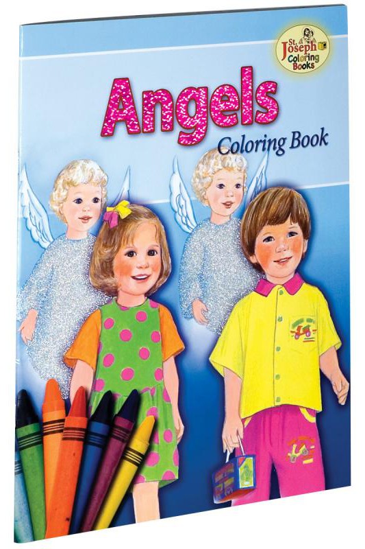 Coloring Book about Angels - GF672-Inspirational Gifts-Catholic Book Publishing Corp-Michigan Church Supply