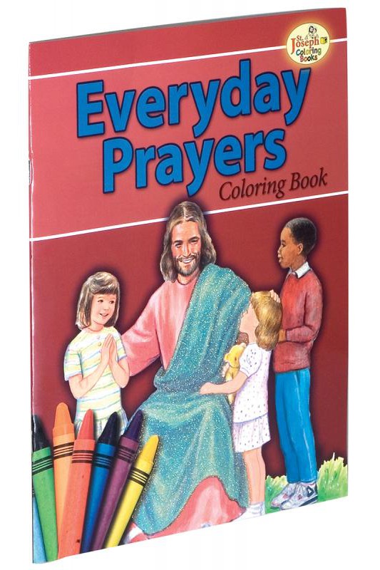 Coloring Book about Everyday Prayers - GF691-Inspirational Gifts-Catholic Book Publishing Corp-Michigan Church Supply