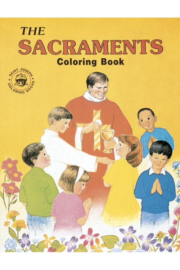 Coloring Book about Sacraments - GF687-Inspirational Gifts-Catholic Book Publishing Corp-Michigan Church Supply