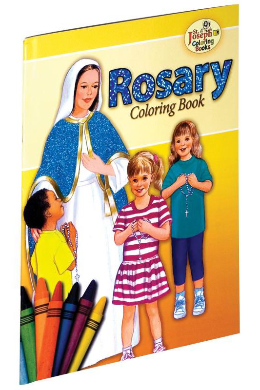 Coloring Book about The Rosary - GF671-Inspirational Gifts-Catholic Book Publishing Corp-Michigan Church Supply