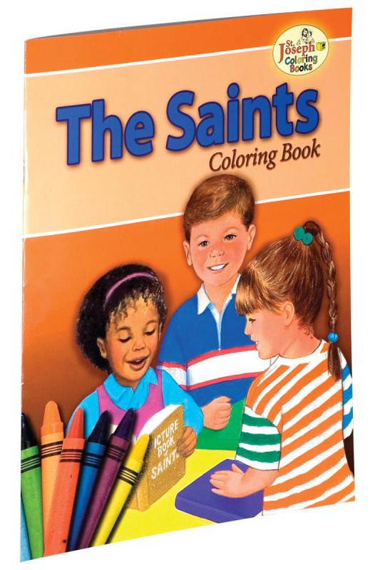 Coloring Book about The Saints - GF681-Inspirational Gifts-Catholic Book Publishing Corp-Michigan Church Supply