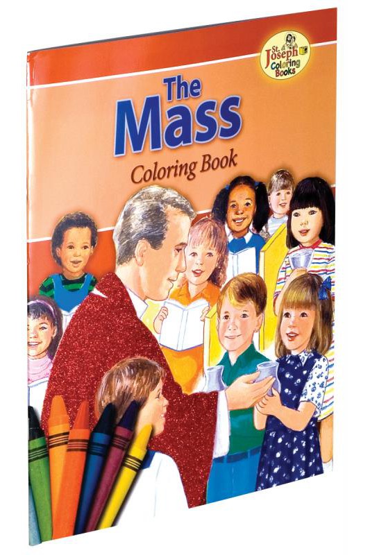 Coloring Book about the Mass - GF683-Inspirational Gifts-Catholic Book Publishing Corp-Michigan Church Supply