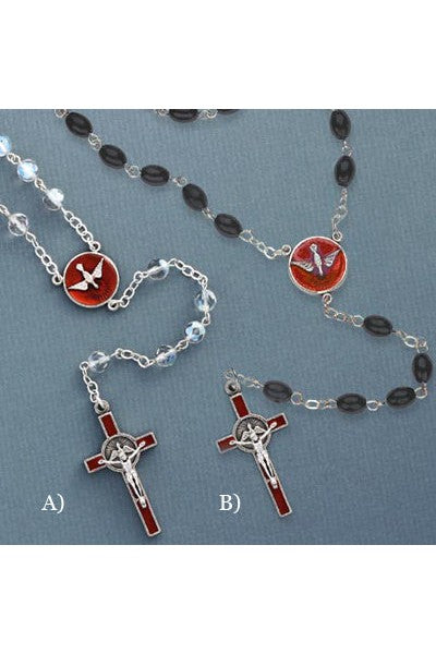 Commemorative Confirmation Crystal Rosary - HX260/HS/CR/BX-Inspirational Gifts-Devon-Michigan Church Supply