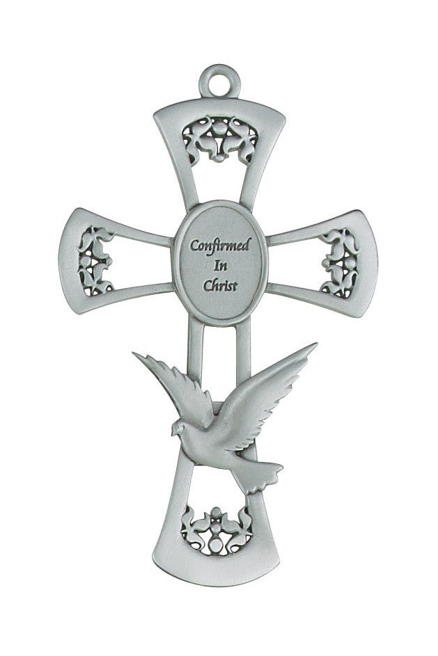 Confirmation Cross 6" w/Holy Spirit - UZ77-20-Inspirational Gifts-McVan-Michigan Church Supply