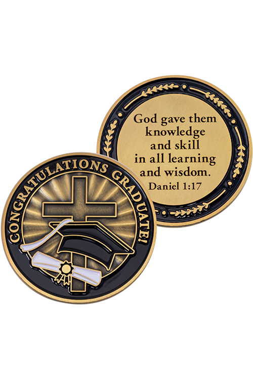 Congratulations Graduate Coins - FRCOIN44-4-Inspirational Gifts-Logos Trading Post-Michigan Church Supply