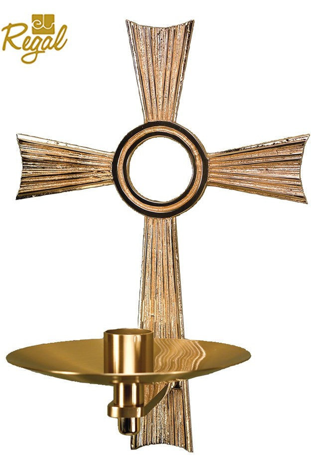 Consecration Candle Holder - QF19CCH36-Church Life-Empire Bronze-Michigan Church Supply