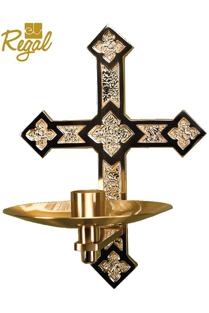 Consecration Candle Holder - QF26CCH14-Church Life-Empire Bronze-Satin-Michigan Church Supply